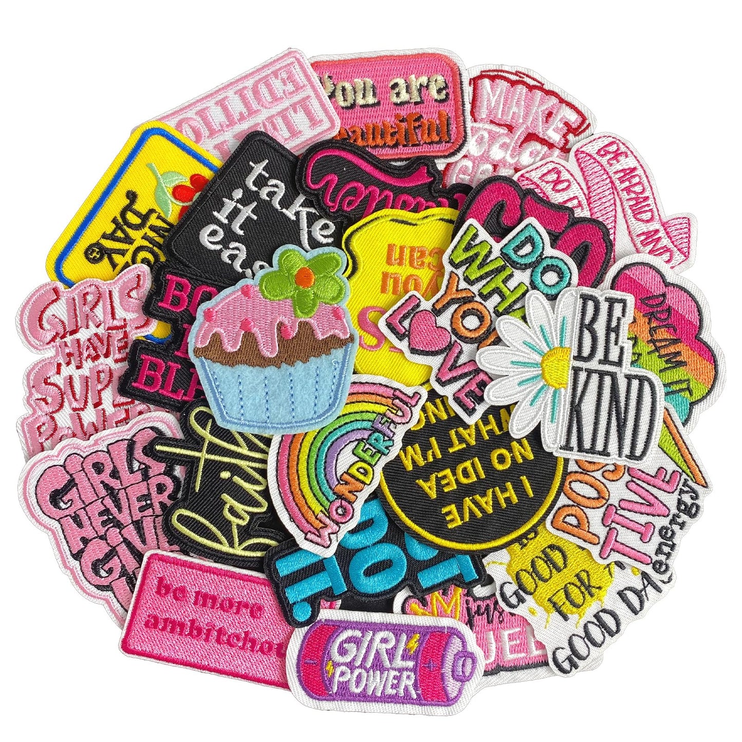 32Pcs Christmas Iron on Patches, Christmas sew on Patches for Clothing, Hats, Backpacks, Jackets, and Bags BST326H