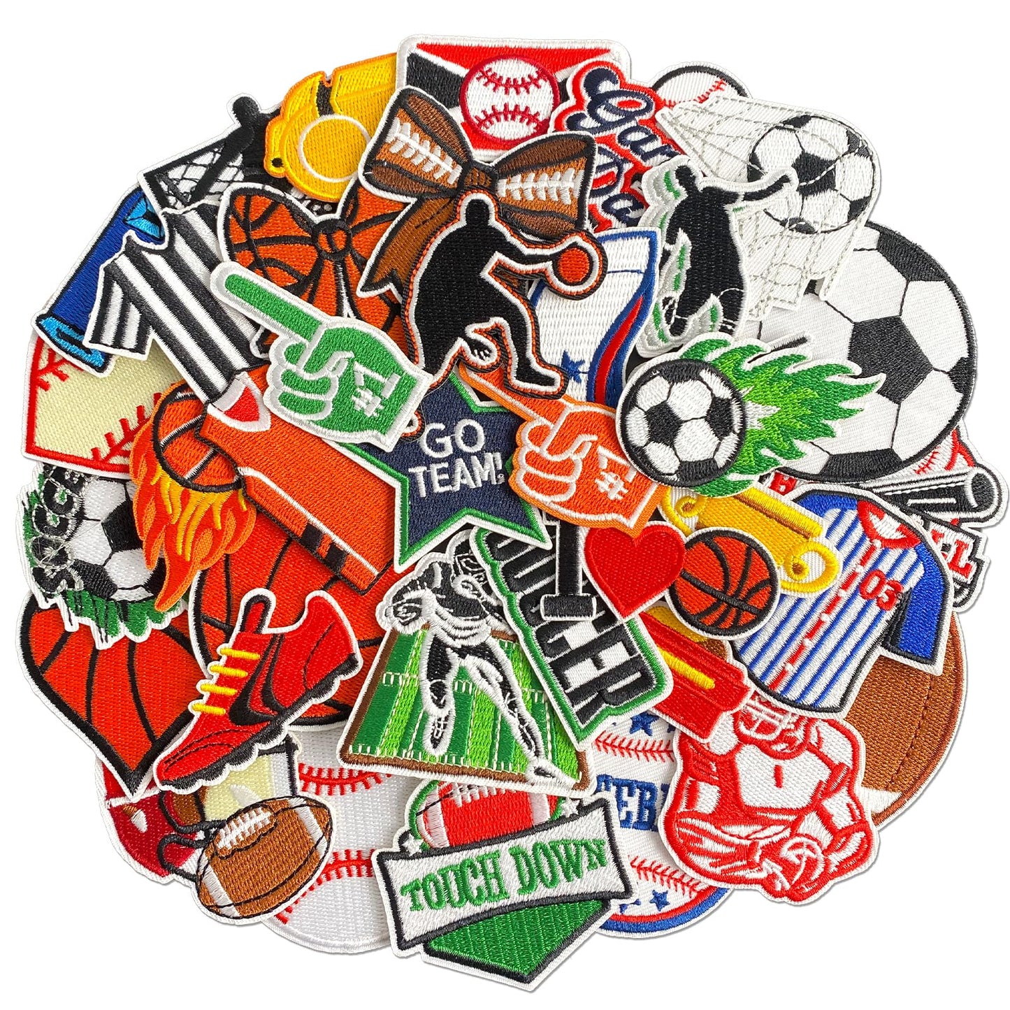 32Pcs Christmas Iron on Patches, Christmas sew on Patches for Clothing, Hats, Backpacks, Jackets, and Bags BST326H