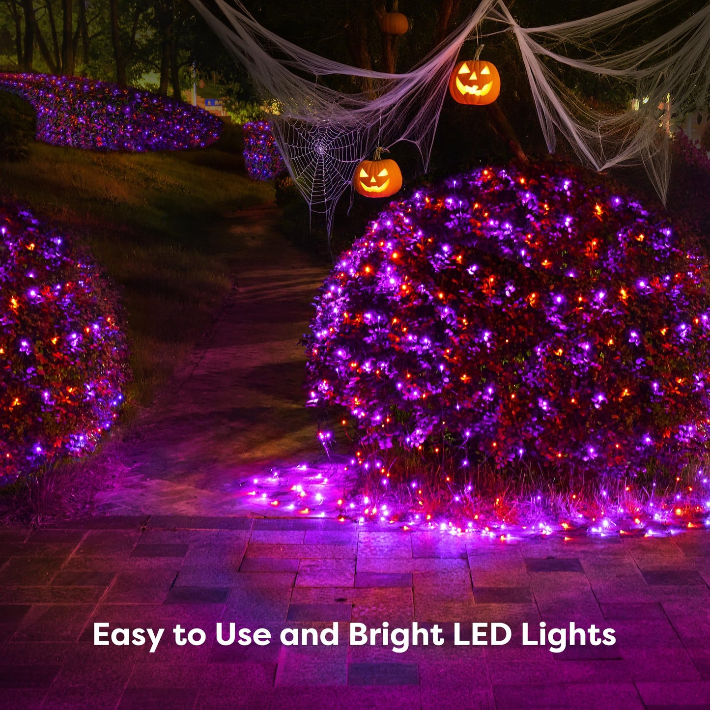BlcTec Christmas Lights Outdoor 360 LED 9.8ft x 6.6ft Christmas Net Lights with 8 Modes RD12