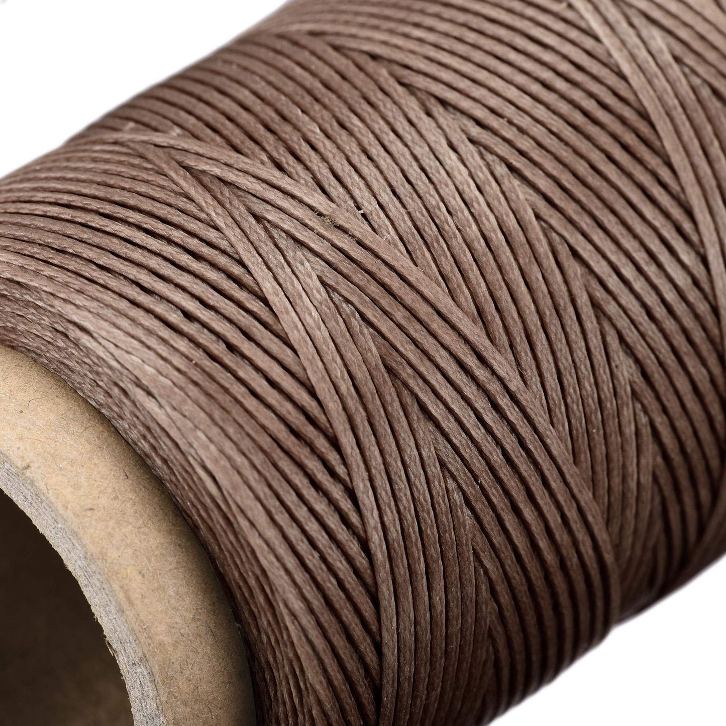 uxcell Leather Sewing Thread 186 Yards 210D/1mm Polyester Waxed Cord for Manual Sewing, Wheat BST326H