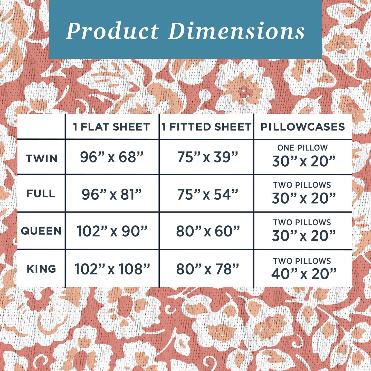 Welhome Twin Size Bed Sheet Set, 100% Cotton Percale Deep Pocket Super Soft Bedding Set, Cooling, Breathable & Extra Soft, Ethereal Paisley BST220