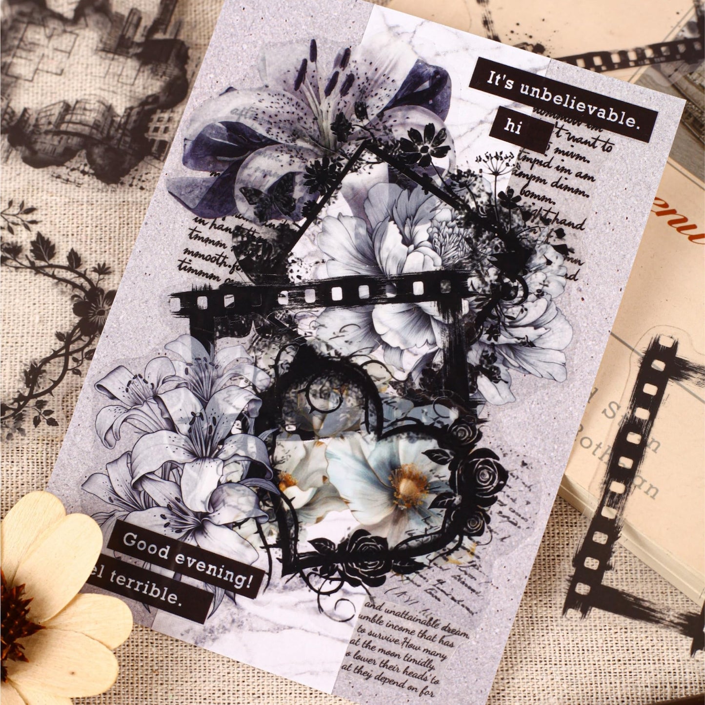 180 Pcs Clear Loop Arrow PET Stickers for Scrapbook Journal BST202