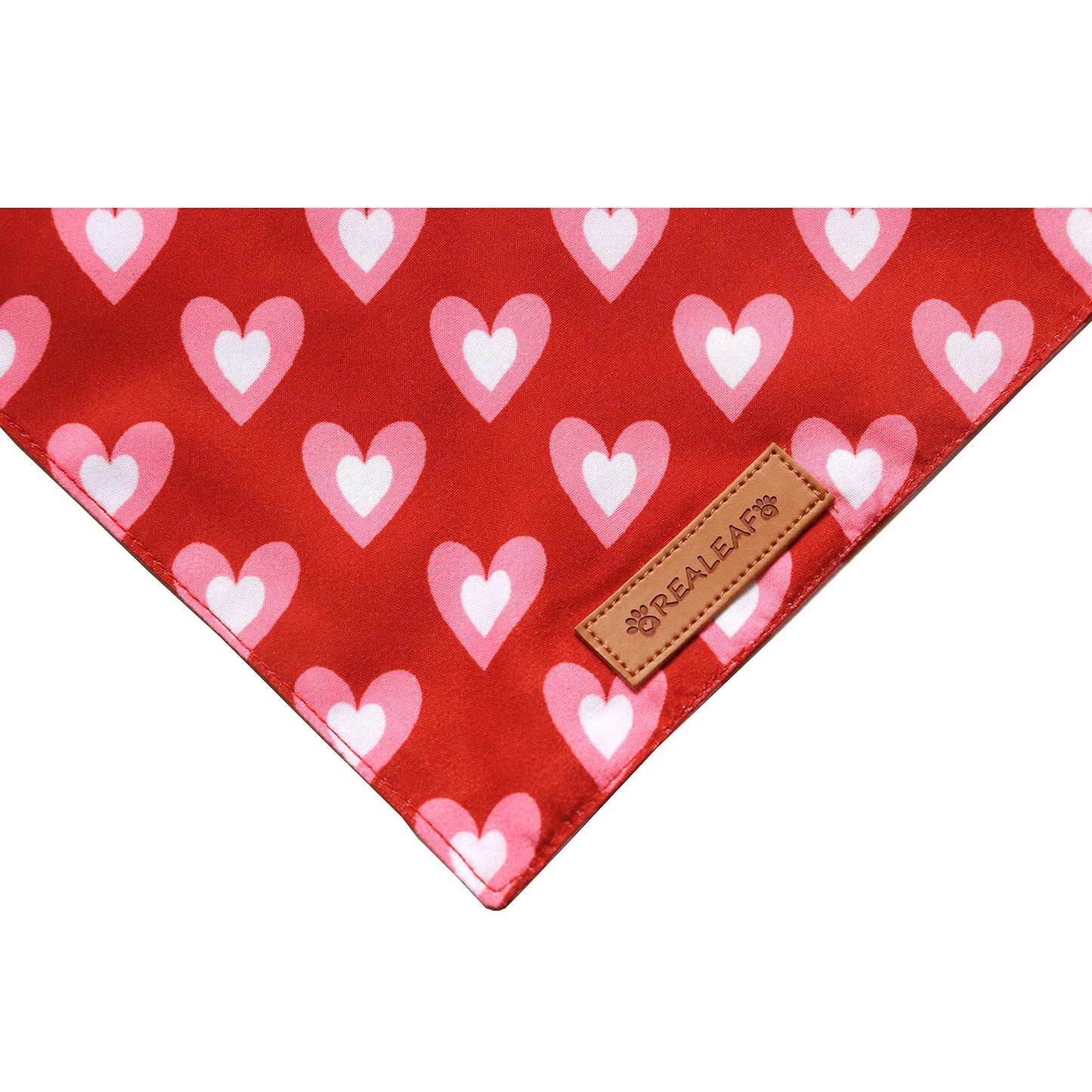 Realeaf Fall Thanksgiving Dog Bandanas 2 Pack, Orange Plaid Pet Scarf for Boy and Girl, Premium Durable Fabric, Holiday Halloween Bandana for Large and Extra Large Dogs (X-Large) WN420