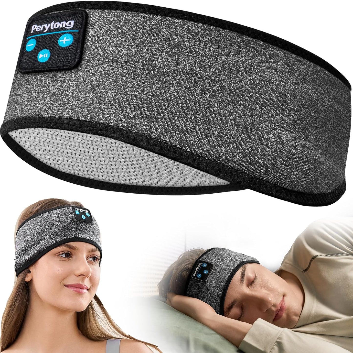 Perytong Sleep Headphones Bluetooth Headband 32