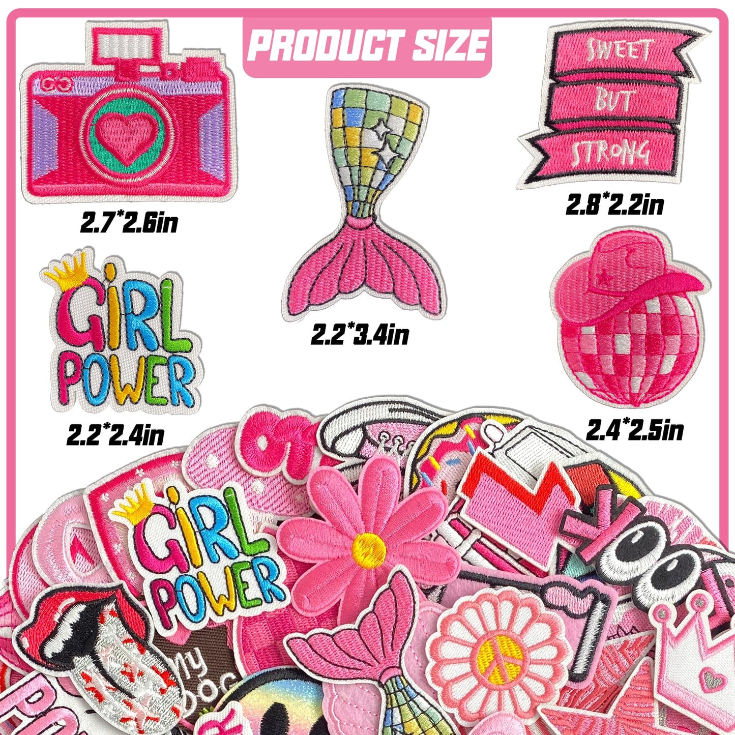 32Pcs Christmas Iron on Patches, Christmas sew on Patches for Clothing, Hats, Backpacks, Jackets, and Bags BST326H
