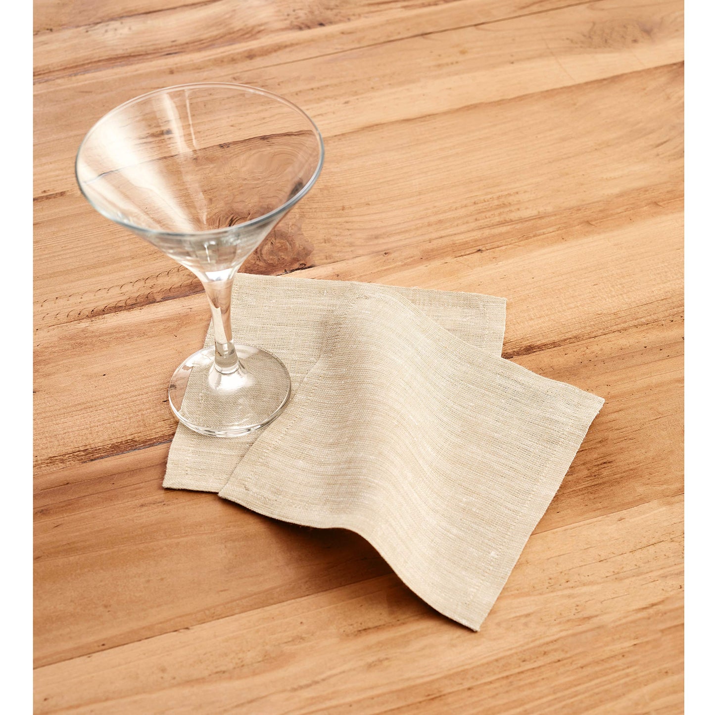 Solino Home 100% Linen Cocktail Napkins Black, Athena 6 x 6 in, Set of 12 | Small Cloth Napkins for cocktails, beverages, coasters and appetizer serving, Chambray Black, Pure Linen, OEKO-TEX Certified BST326SOLH