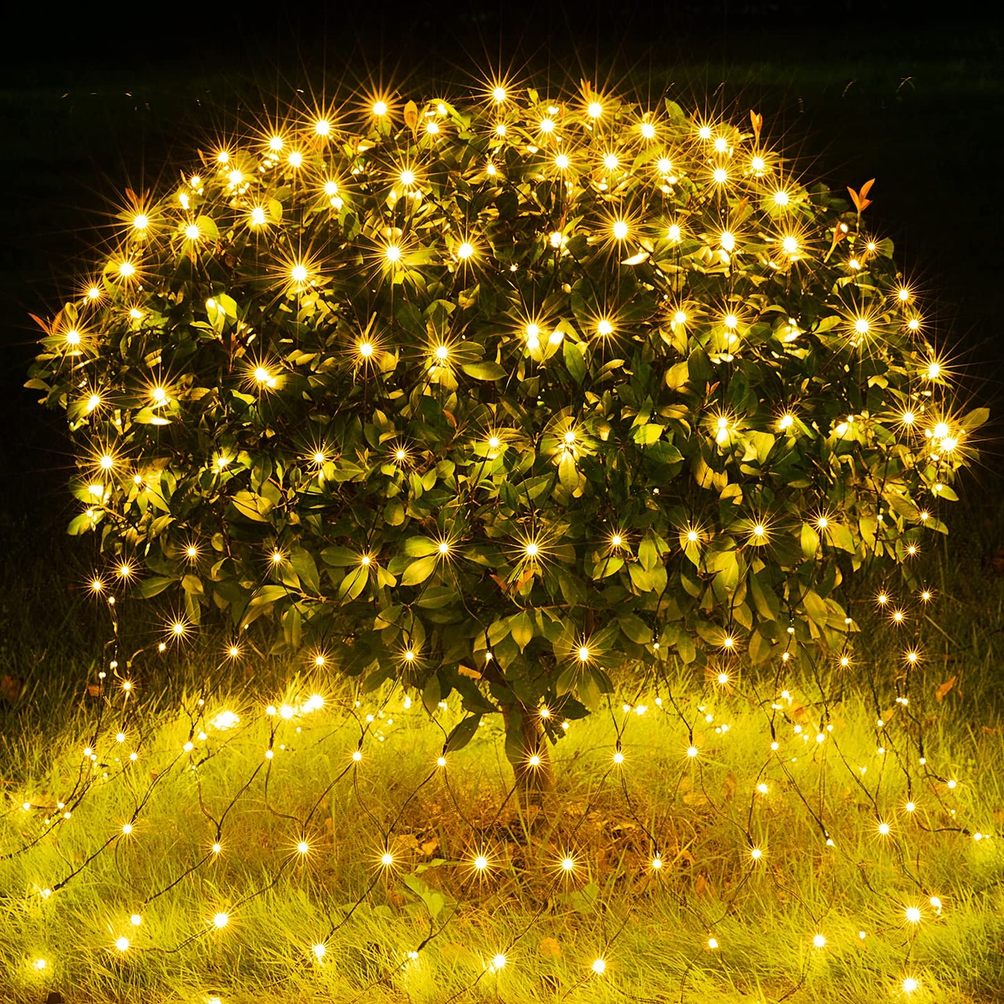 BlcTec Christmas Lights Outdoor 360 LED 9.8ft x 6.6ft Christmas Net Lights with 8 Modes RD12