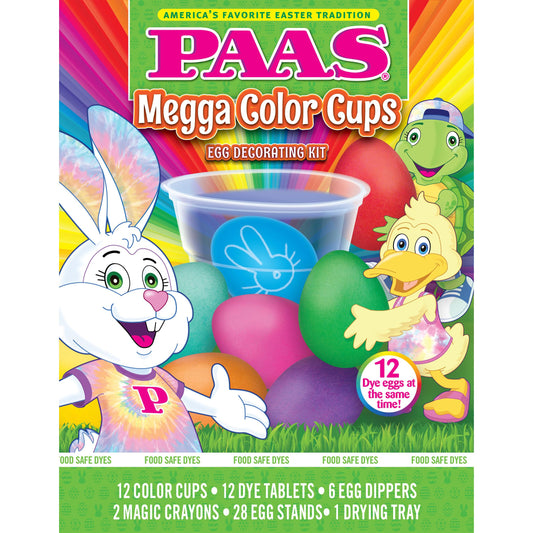 PAAS Eggstreme Color FX Egg Dying Kit – Create Swirl, Texture & Shine Effects – Fun & Creative Easter Egg Dye Kit BST220