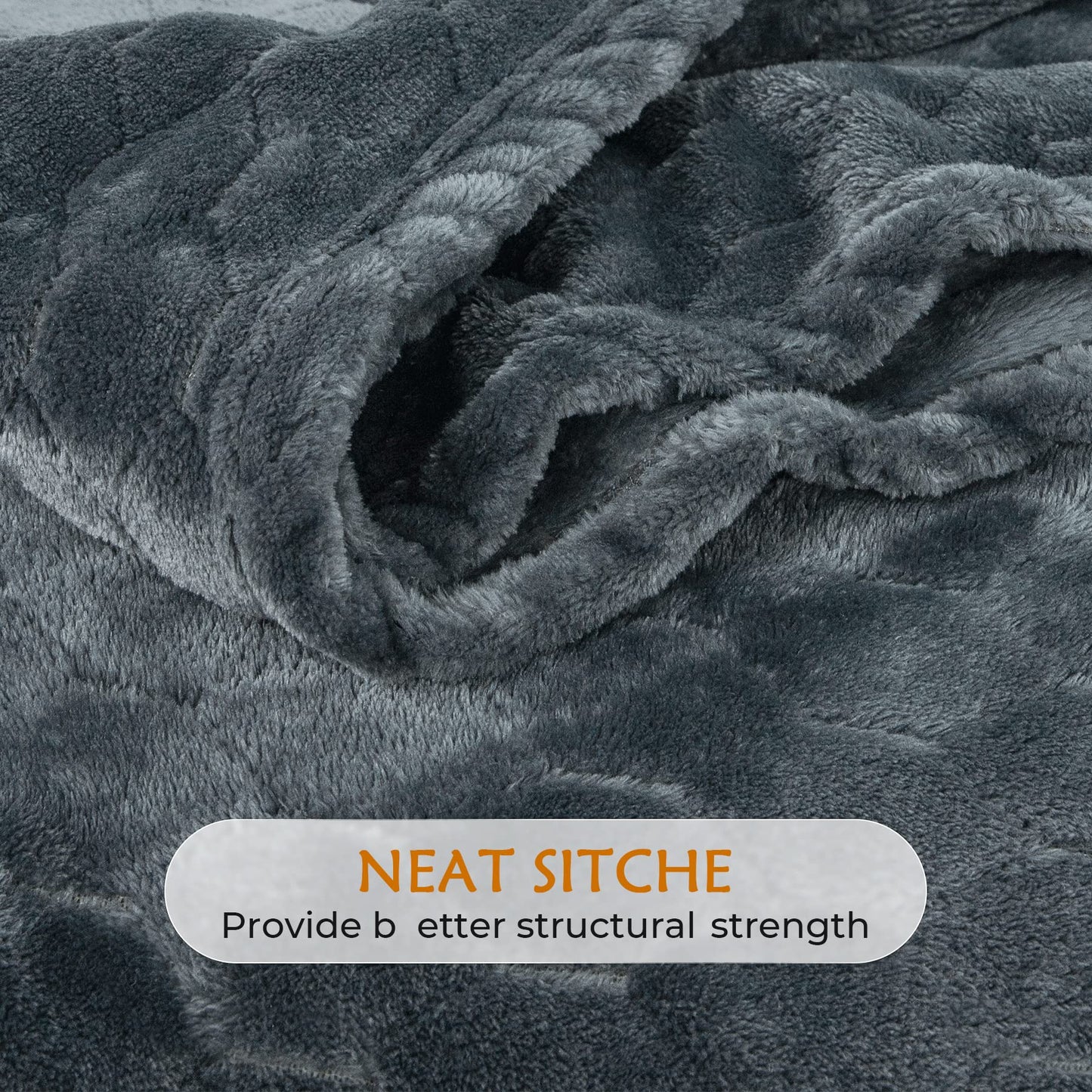 TOONOW Fleece Blanket Super Soft Cozy Throw Blanket 50" x 60", Lightweight Fuzzy Comfy Textured Flannel Blanket Warm Plush Throw Blankets for Couch, Sofa, Bed, Emerald WN420