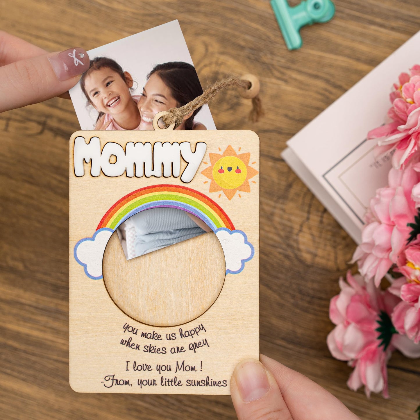 Gifts for Mom, Nonna, Grandma, Grammy, Granny, Gigi, Mimi, Mother's Day Card with envelopes for Mom, Birthday, for Women (Best Mom) WN420