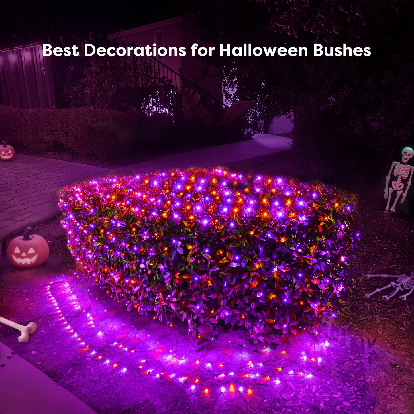 BlcTec Christmas Lights Outdoor 360 LED 9.8ft x 6.6ft Christmas Net Lights with 8 Modes RD12
