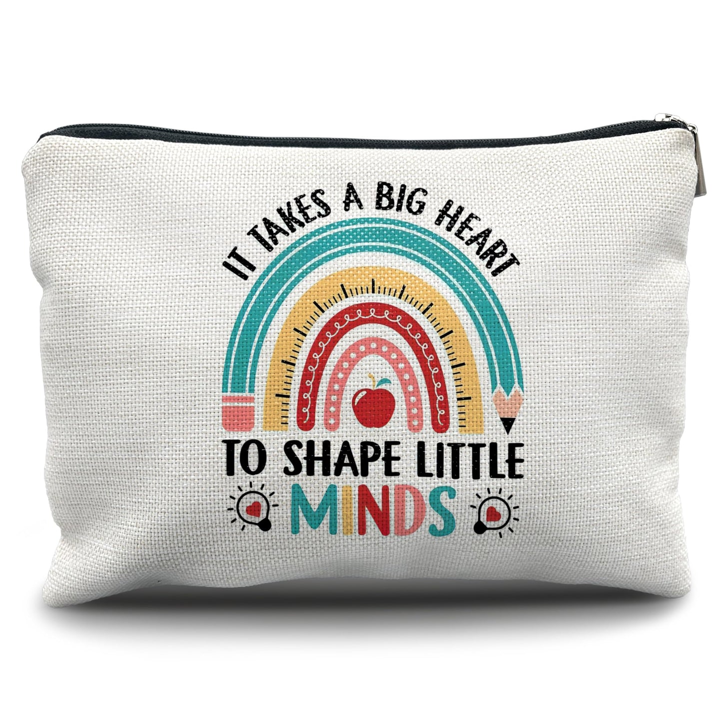 Nogrit Teacher Accessories Survival Kit Makeup Cosmetic Bag,Groovy It's Me Hi I'm the Teacher Makeup Travel Toiletry Bag,Back to School Thank You Gifts for Best Teachers Gifts BST220