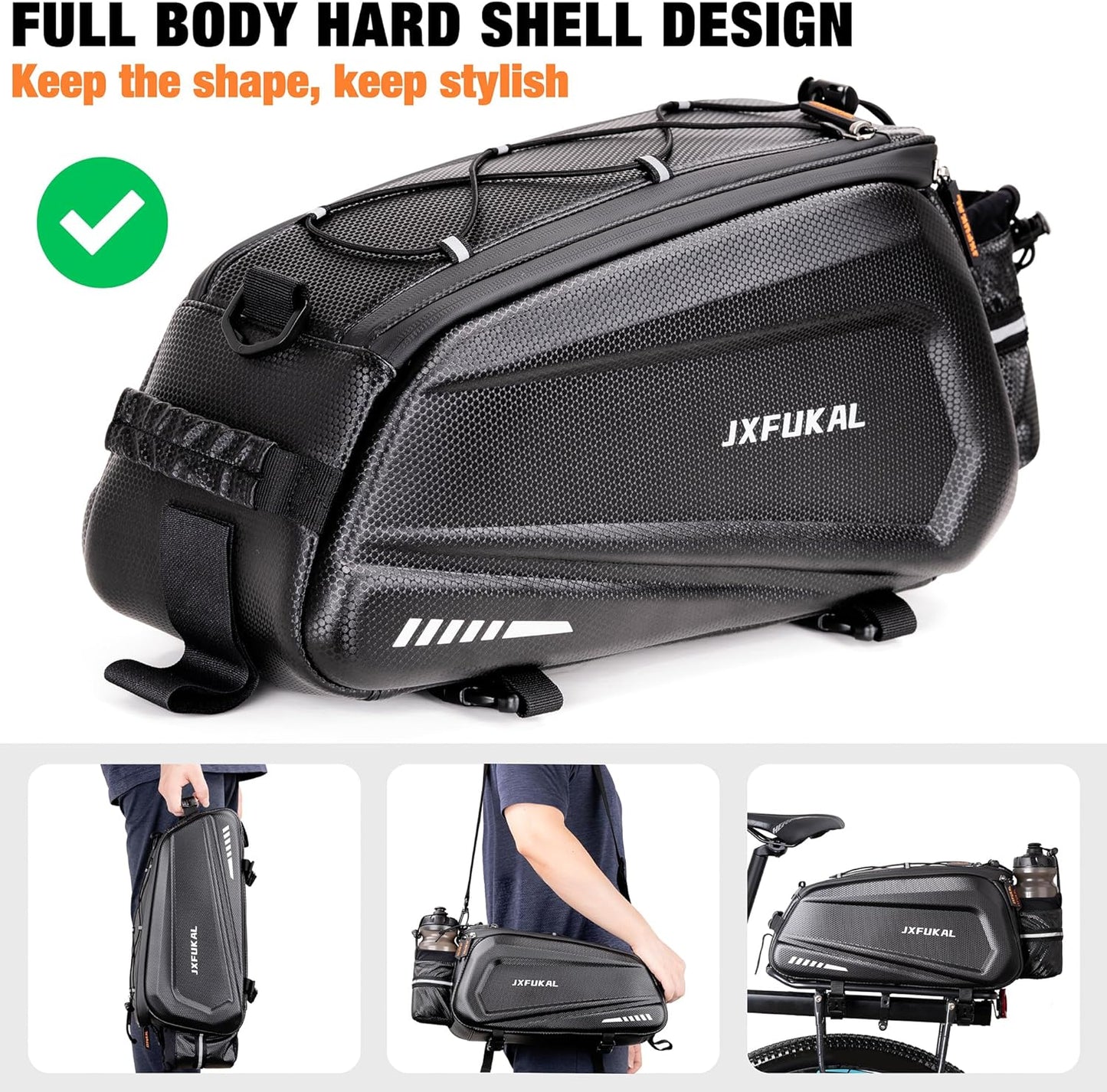 JXFUKAL Bike Bags for Bicycle Rear rack 84