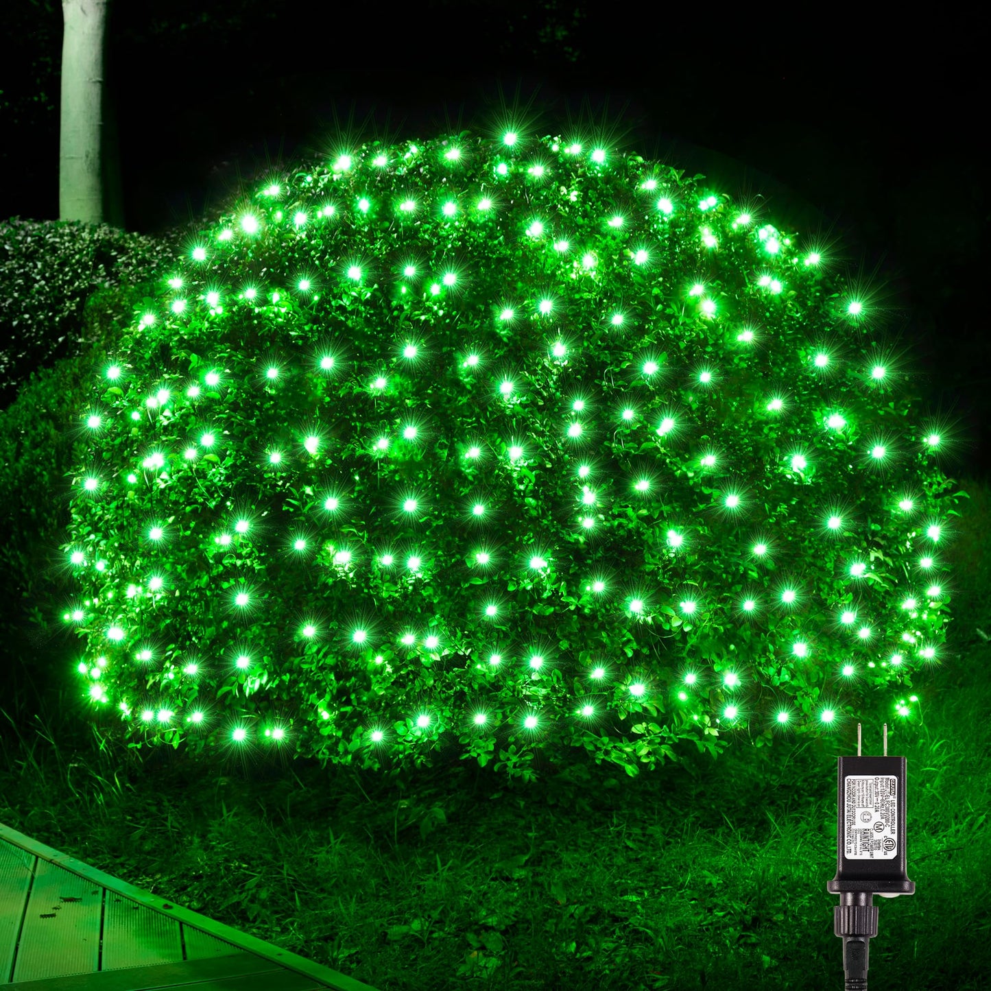 BlcTec Christmas Lights Outdoor 360 LED 9.8ft x 6.6ft Christmas Net Lights with 8 Modes RD12