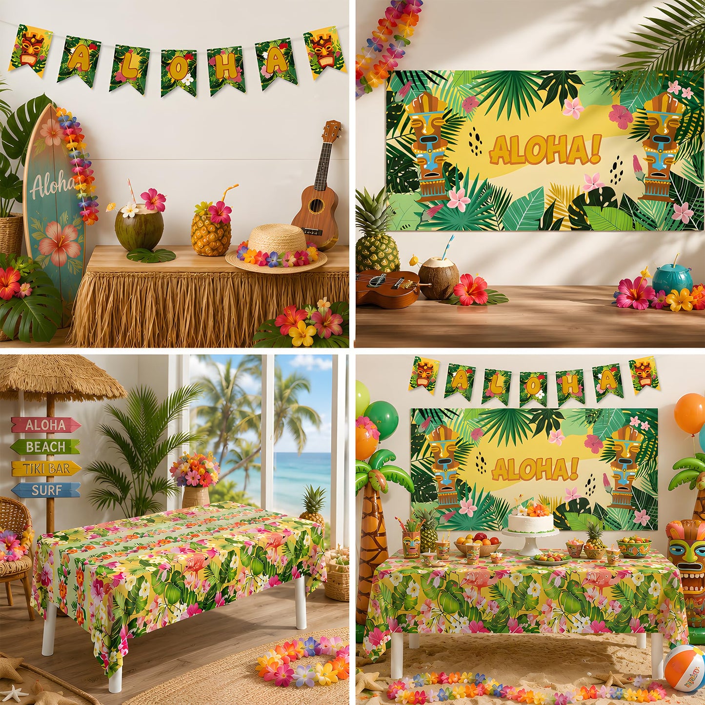 Graduation Decorations 2026 2027 - Red Congrats Grad Banner Backdrop Tablecloth Set - Graduation Decorations Class of 2026 | Graduation Party Favors Supplies WN420