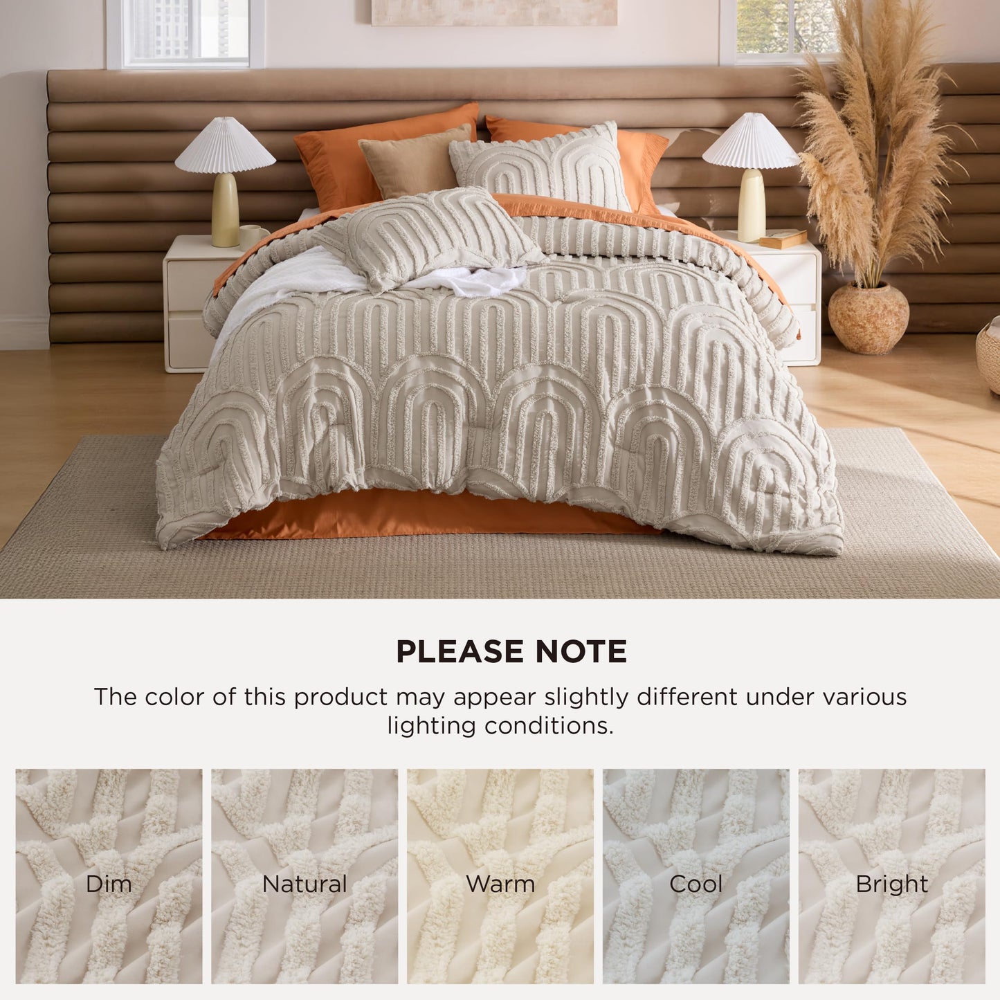 Bedsure Tufted Rose Pink King Comforter Set, GentleSoft™ 3 Pieces Bow Cute Bedding Pink Room Decor, Gifts for Girls Teens Women, All Seasons, 1 Bed Comforter, 2 Pillow Shams, 104x90 Inches DD1210