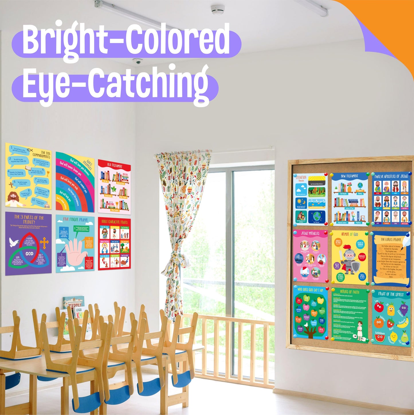 15 Reading Strategy Posters, Thick Water & Tear Resistant English Language Poster, Educational Reading Comprehension Posters for Bulletin Board, Classroom, School Supplies, Wall Decor (14.5” x 11”) BST220