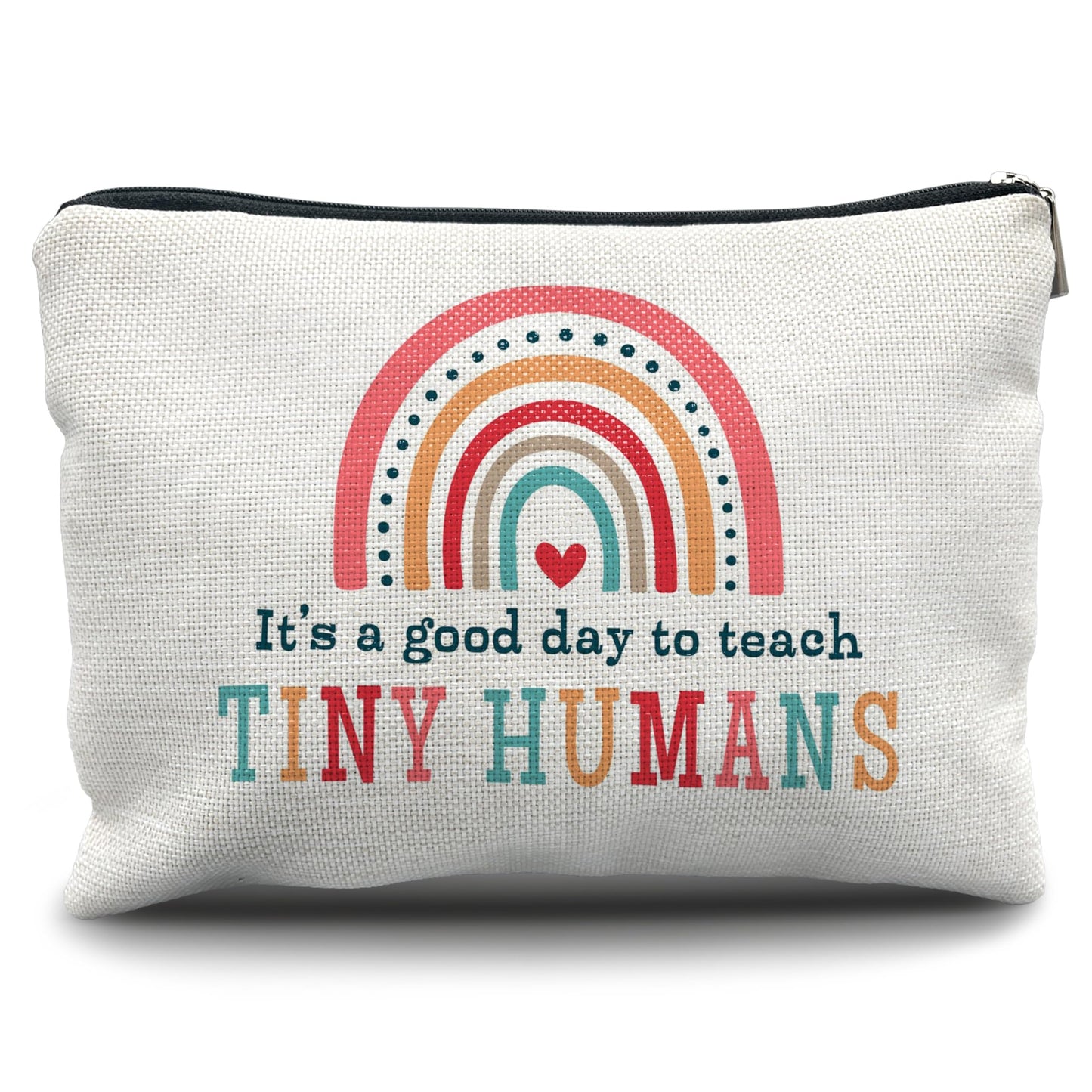 Nogrit Teacher Accessories Survival Kit Makeup Cosmetic Bag,Groovy It's Me Hi I'm the Teacher Makeup Travel Toiletry Bag,Back to School Thank You Gifts for Best Teachers Gifts BST220