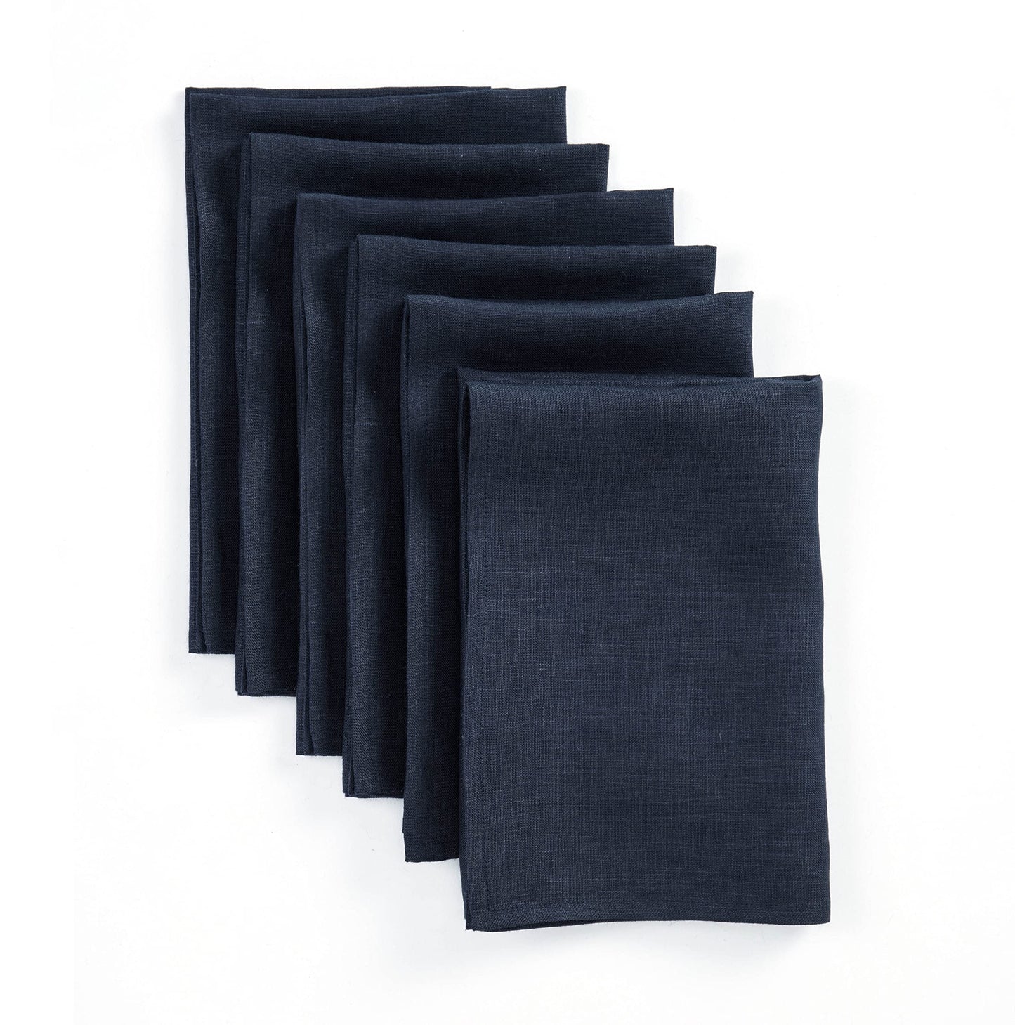 Solino Home 100% Linen Square Placemats White, Fete 14 x 14 in, Set of 4 | Square Table Mats square place settings for daily and festive dining; neatly mitered corners; Pure Linen; OEKO-TEX Certified BST326SOLH