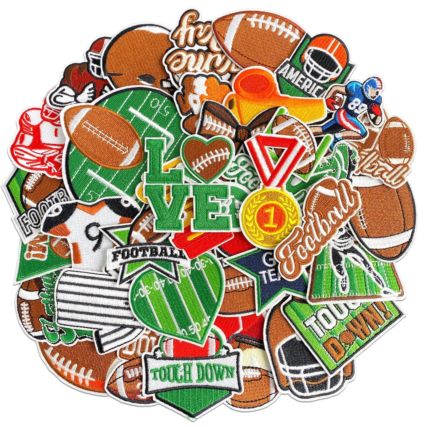 32Pcs Christmas Iron on Patches, Christmas sew on Patches for Clothing, Hats, Backpacks, Jackets, and Bags BST326H