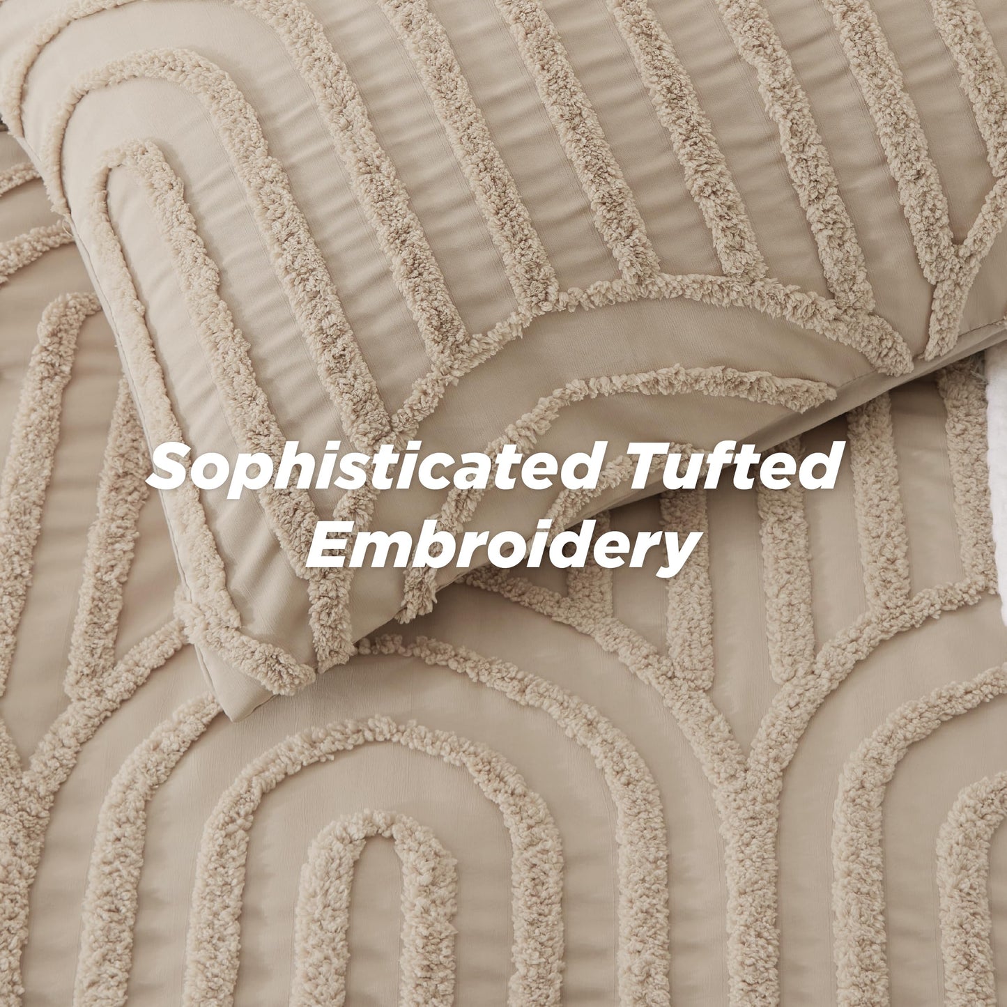 Bedsure Tufted Rose Pink King Comforter Set, GentleSoft™ 3 Pieces Bow Cute Bedding Pink Room Decor, Gifts for Girls Teens Women, All Seasons, 1 Bed Comforter, 2 Pillow Shams, 104x90 Inches DD1210