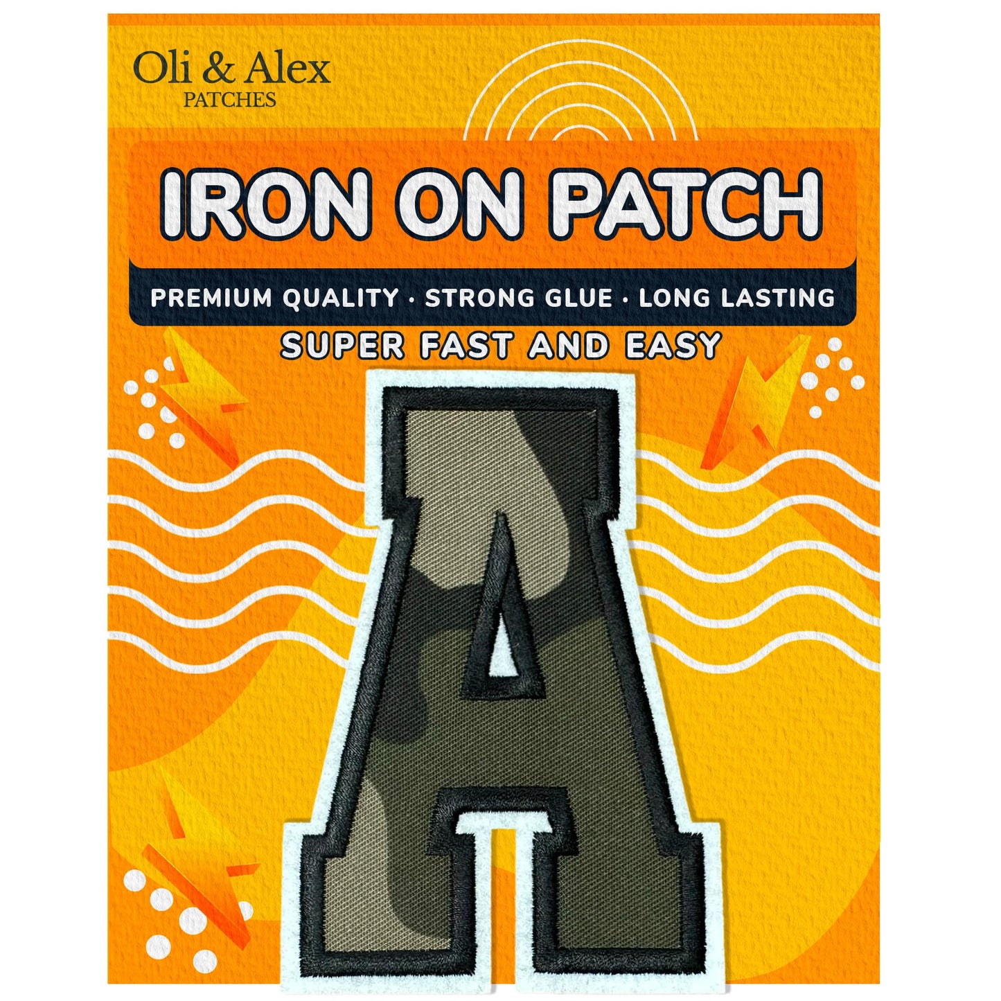 Iron On Letters Patches Premium Quality - Letter for Clothing - Varsity Patch Transfer for Clothes - Embroidered Letters Patches for Jersey Jackets - Sew on Appliques Red BST220