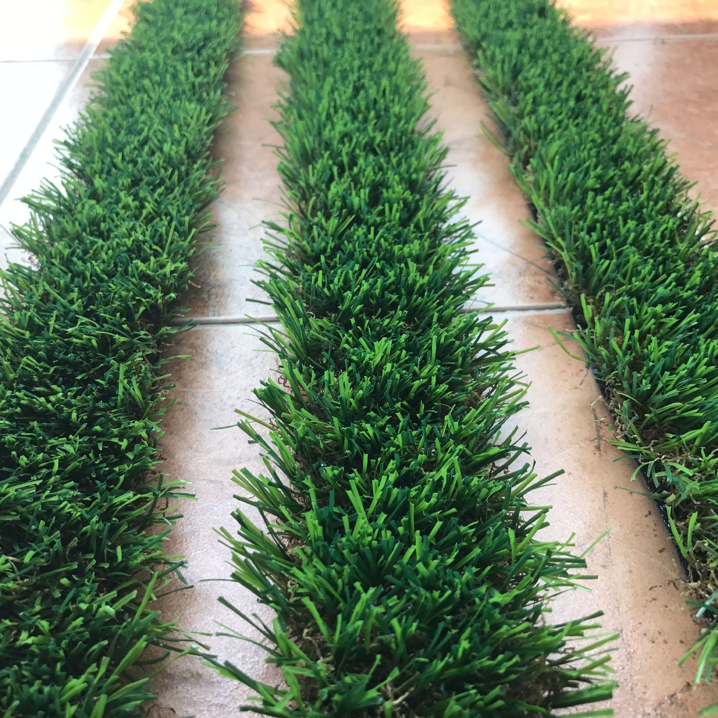 KuGuo Artificial Grass Decoration Strip Indoor/Outdoor DIY Fake Grass (Autumn, Width 2in x Length 11ft) BST220