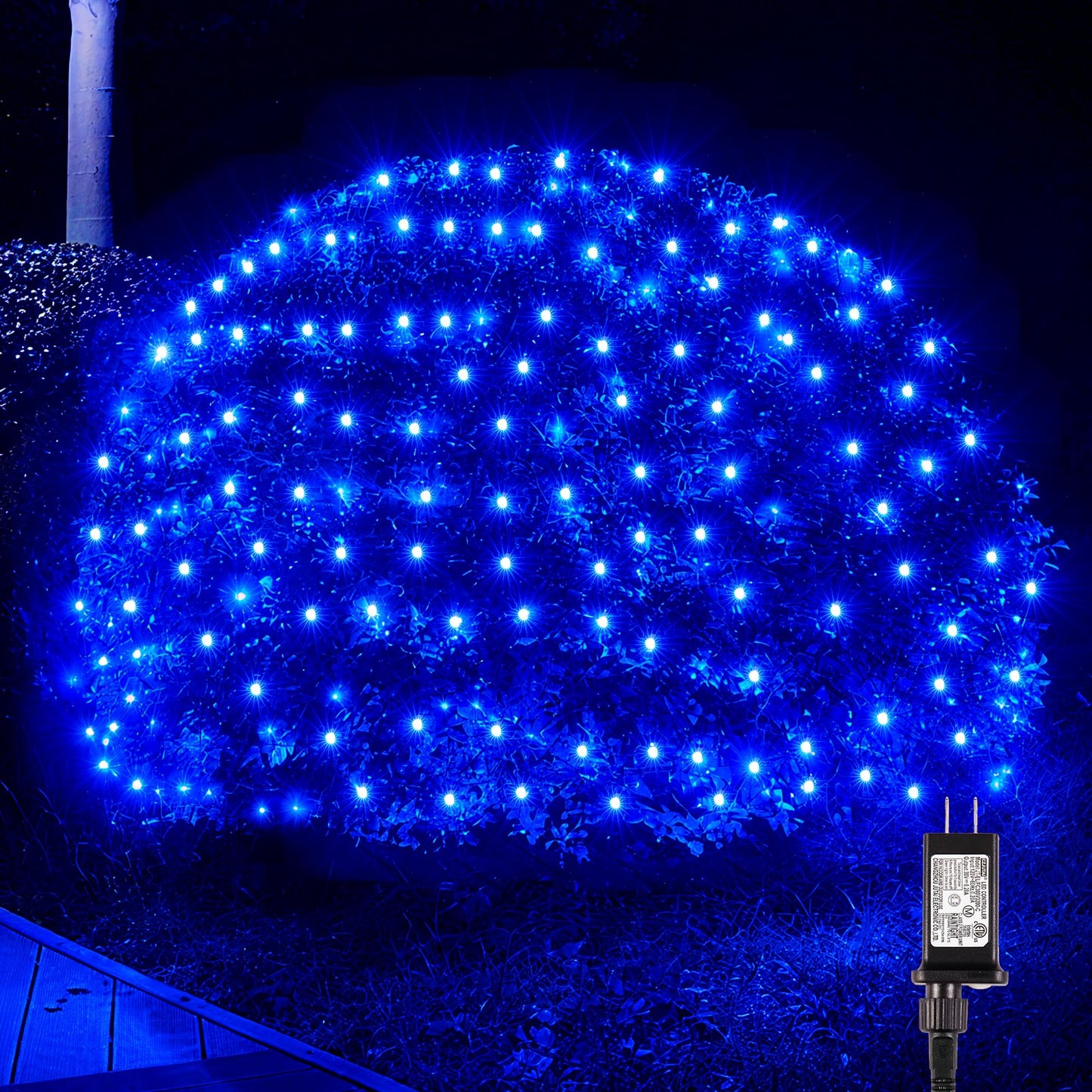 BlcTec Christmas Lights Outdoor 360 LED 9.8ft x 6.6ft Christmas Net Lights with 8 Modes RD12