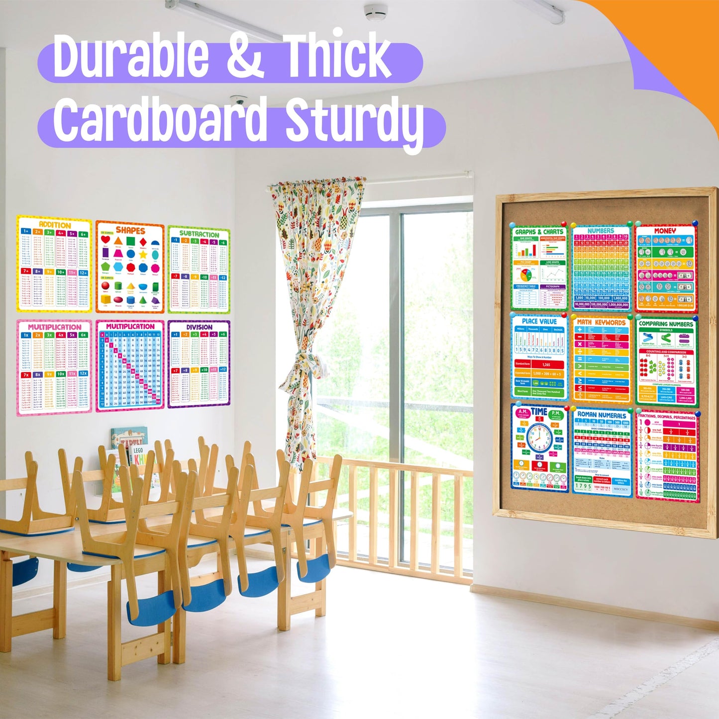 15 Reading Strategy Posters, Thick Water & Tear Resistant English Language Poster, Educational Reading Comprehension Posters for Bulletin Board, Classroom, School Supplies, Wall Decor (14.5” x 11”) BST220