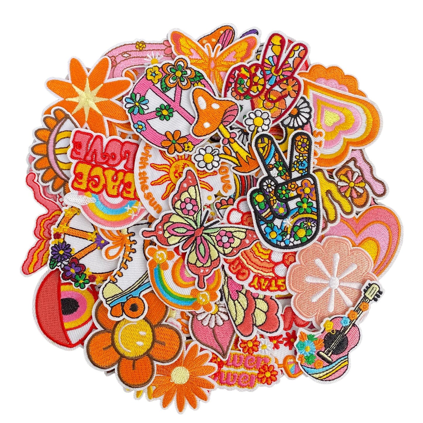 32Pcs Christmas Iron on Patches, Christmas sew on Patches for Clothing, Hats, Backpacks, Jackets, and Bags BST326H