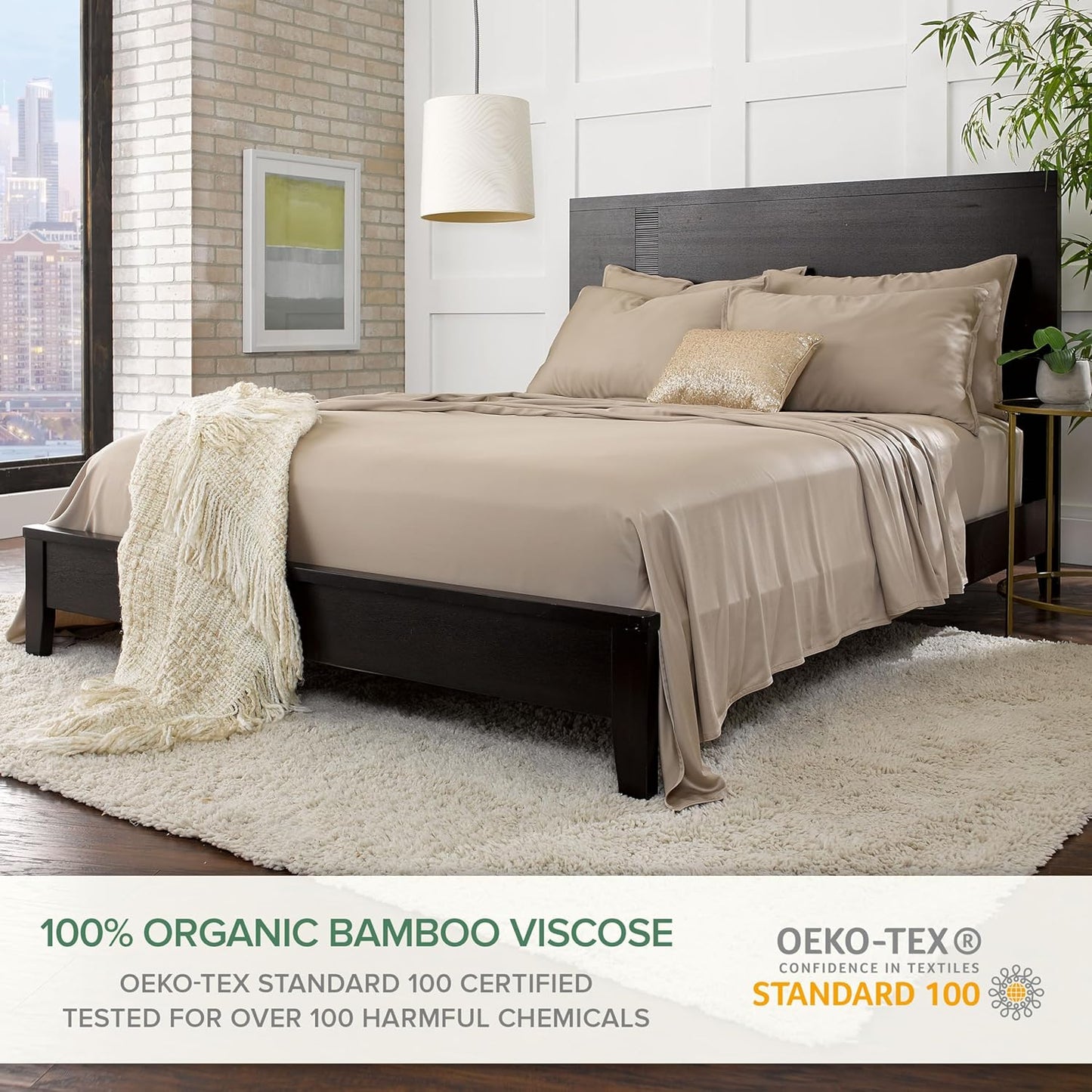 Pure Bamboo Twin XL Sheets 48