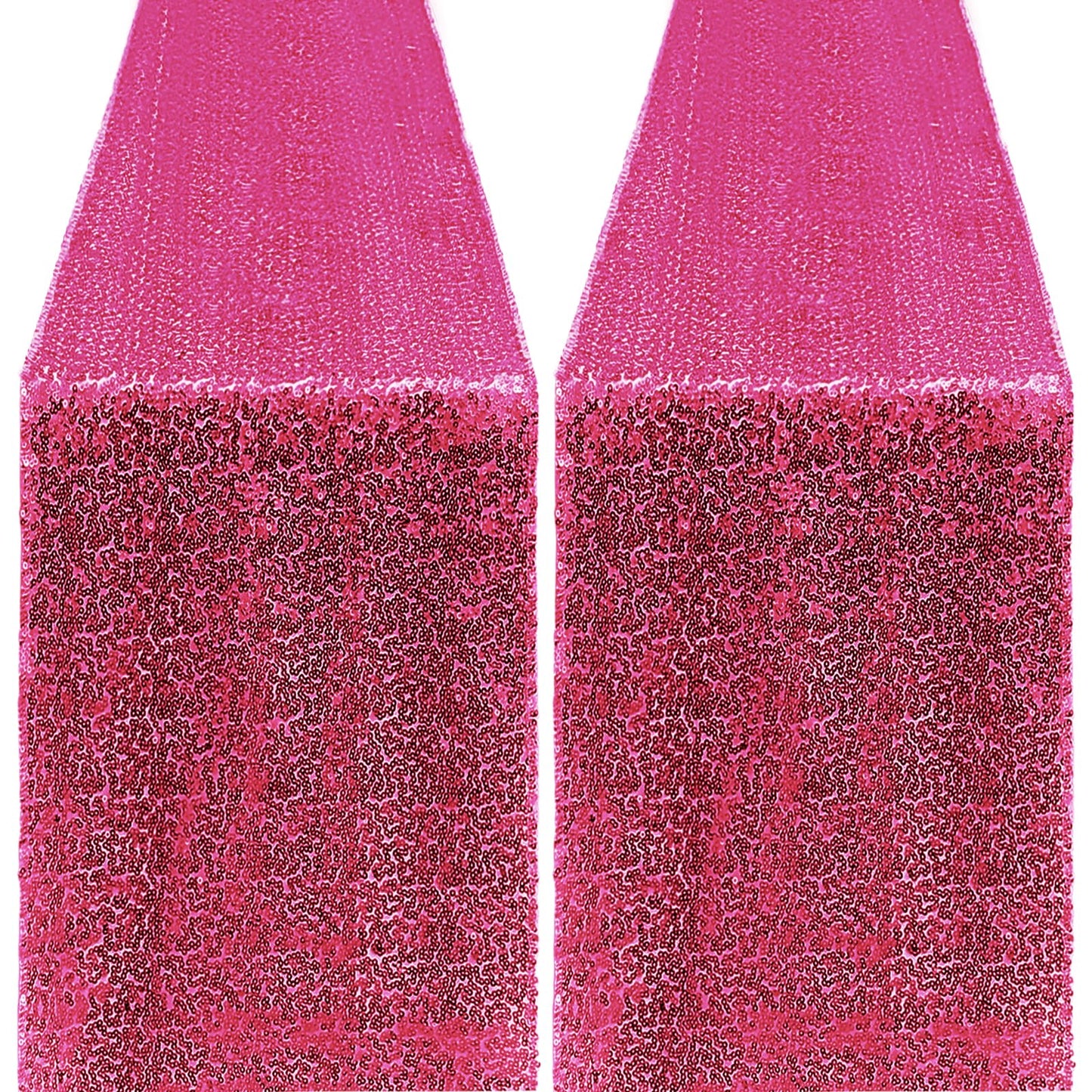 10 Packs 12 x 72 inches Sequin Table Runner, Orange Glitter Table Runner for Birthday Party Supplies Wedding Engagement Baby Shower Holiday Celebration Event Decorations WN420
