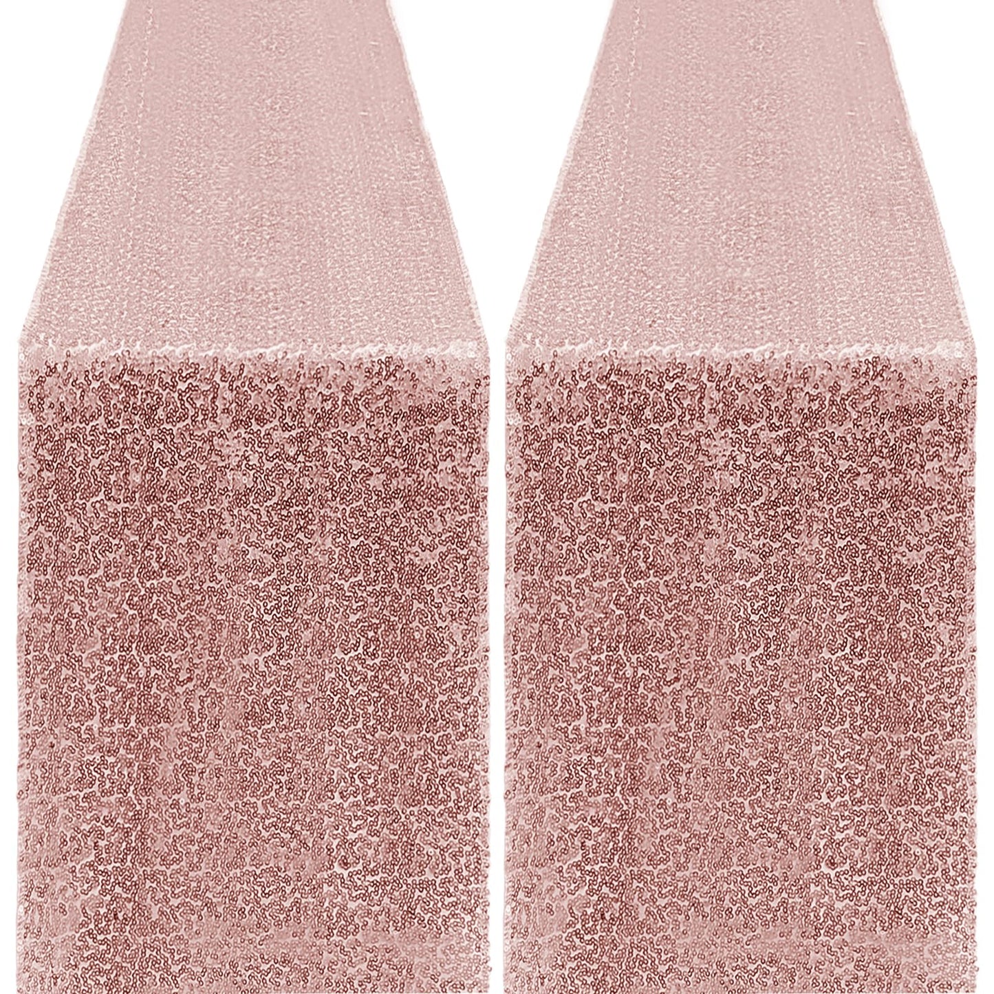 10 Packs 12 x 72 inches Sequin Table Runner, Orange Glitter Table Runner for Birthday Party Supplies Wedding Engagement Baby Shower Holiday Celebration Event Decorations WN420