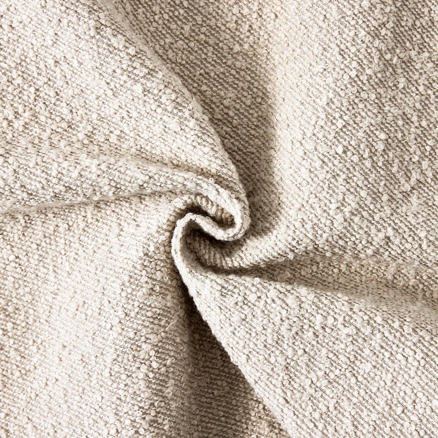 18x18 Boucle Throw Pillow Covers, Set of 2, Camel BST202