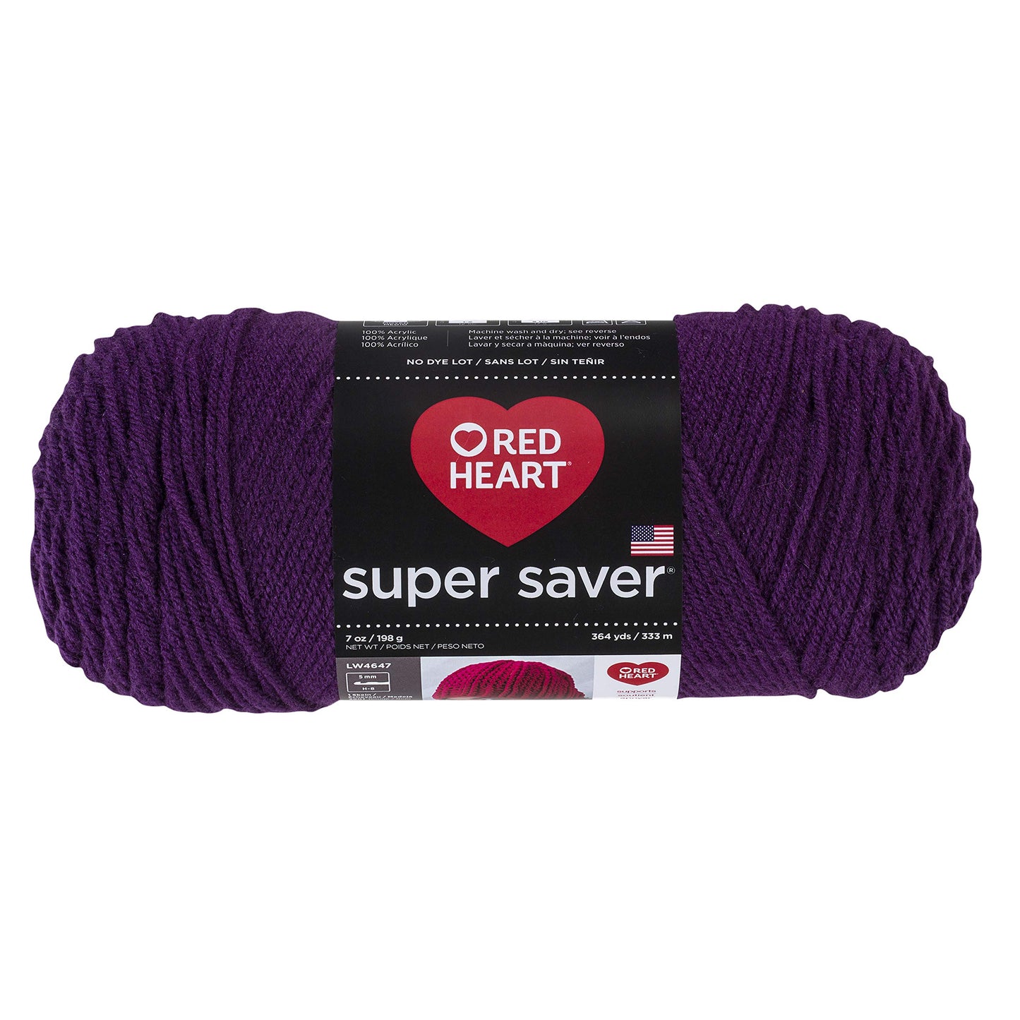 RED Heart Super Saver Yarn, Carrot BST326L