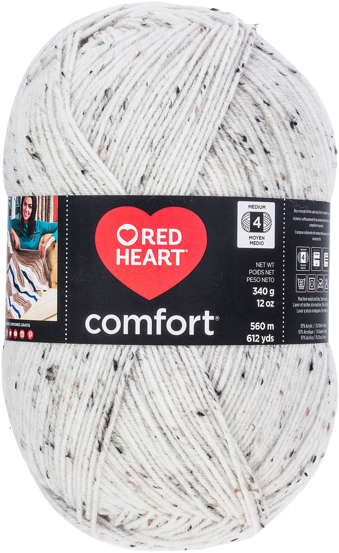 RED Heart Super Saver Yarn, Carrot BST326L