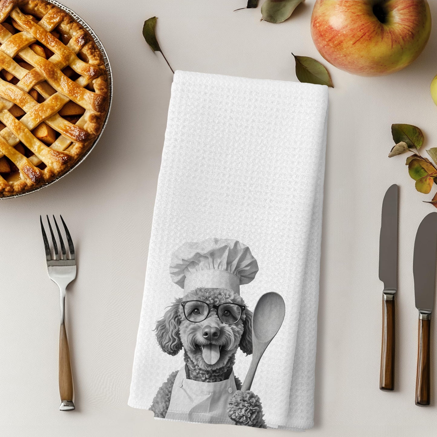 Funny Black Labrador Retriever Kitchen Towels, Black Lab Gifts Dish Tea Towels for Kitchen Decor, Gifts for Labrador Dog Lovers Hand Towels, 16x24 Inches BST202