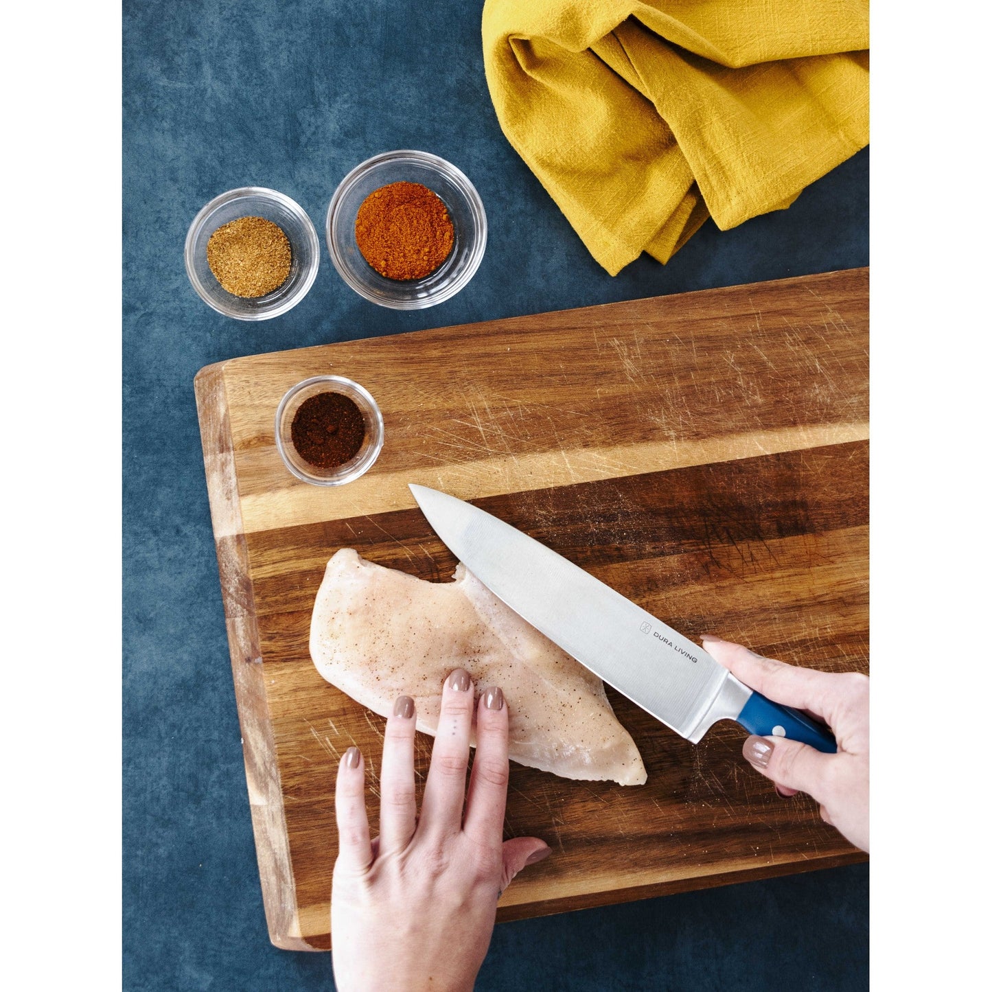 Superior 4-Piece Kitchen Knife Set – Royal Blue-4