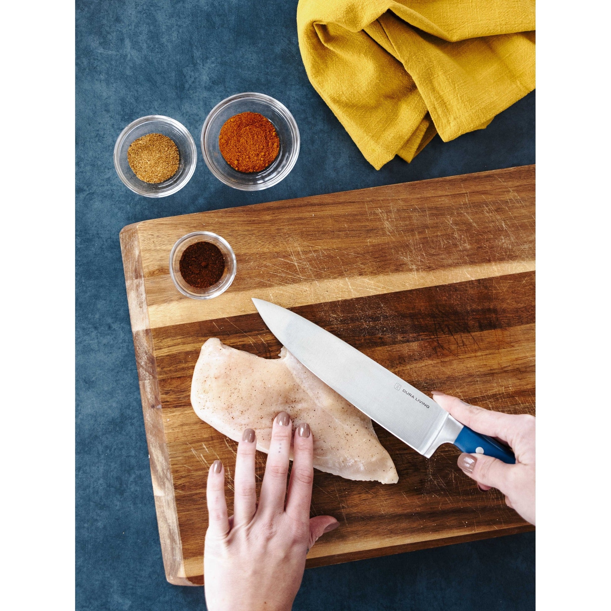 Superior 4-Piece Kitchen Knife Set – Royal Blue-4