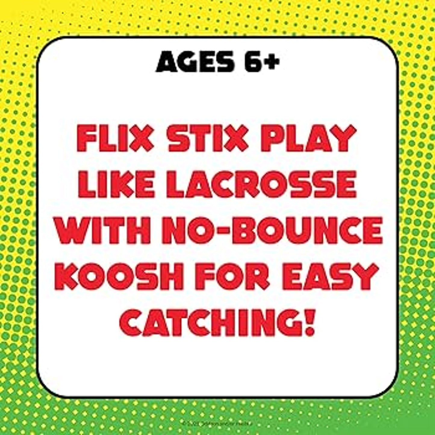 Playmonster Koosh Flix Stix – Outdoor Lacrosse Game, Ball Included