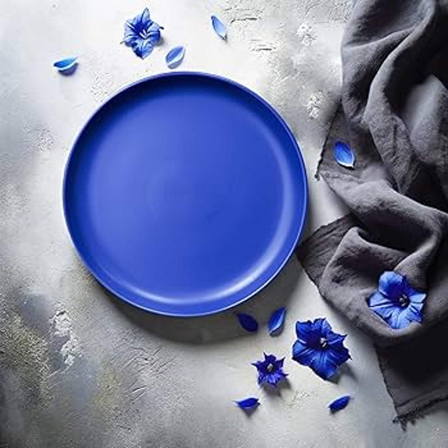 Room Essentials 10.5" Blue Plastic Dinner Plate