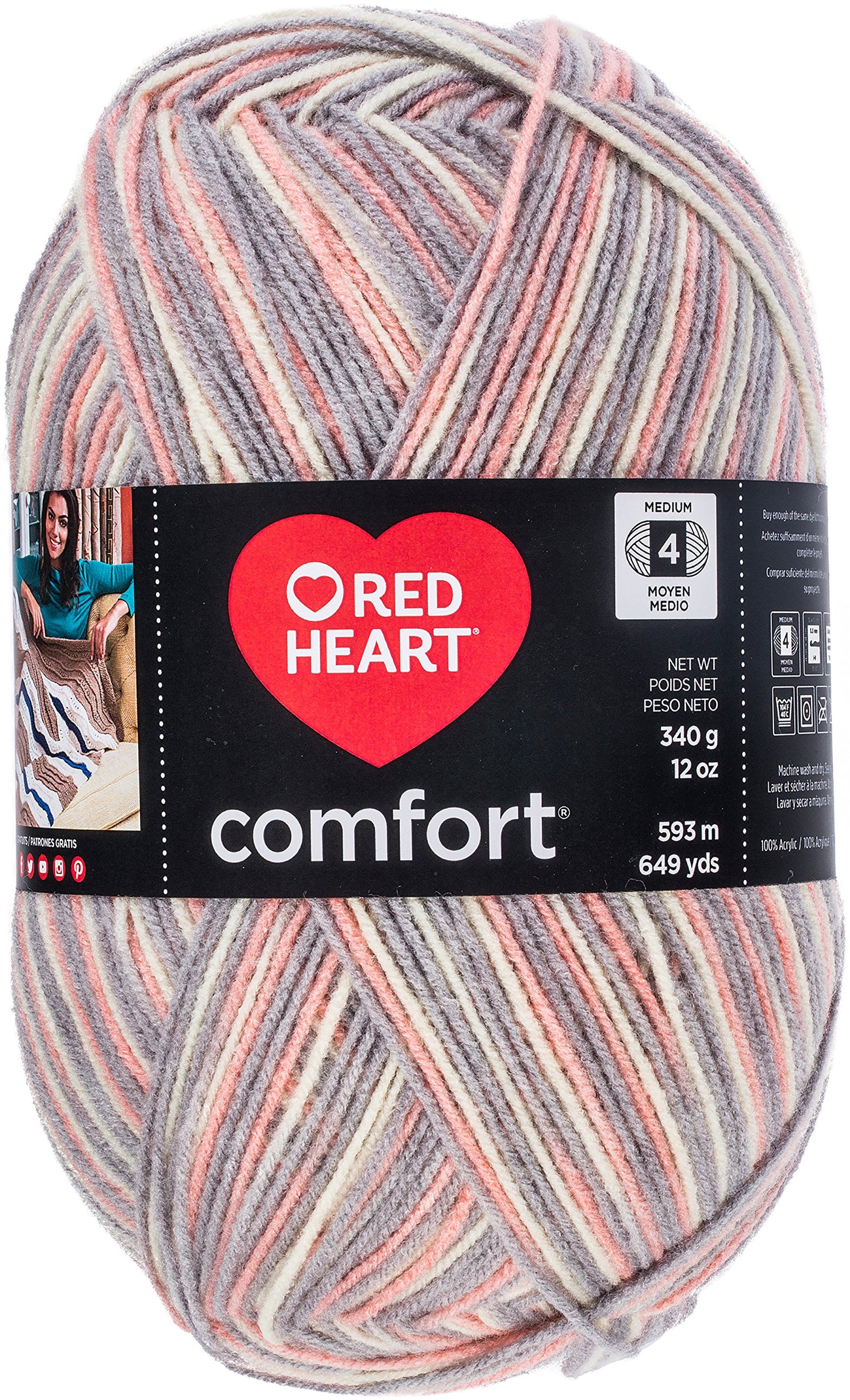 RED Heart Super Saver Yarn, Carrot BST326L