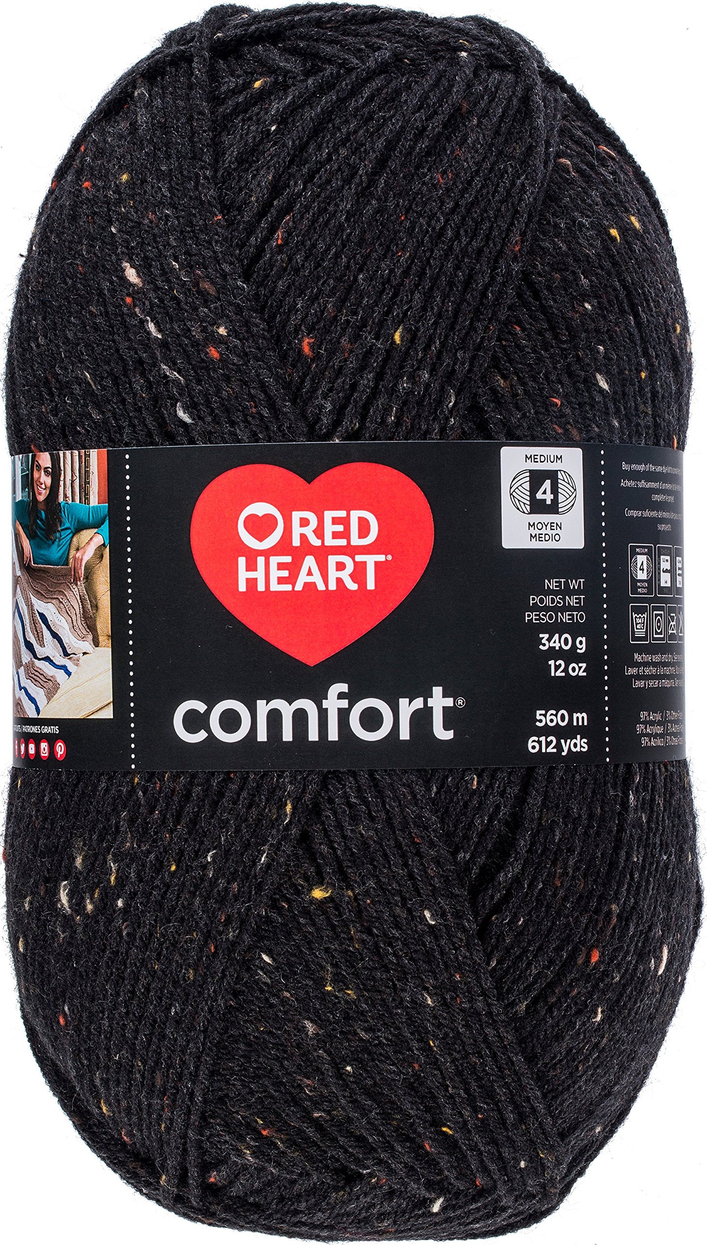 RED Heart Super Saver Yarn, Carrot BST326L