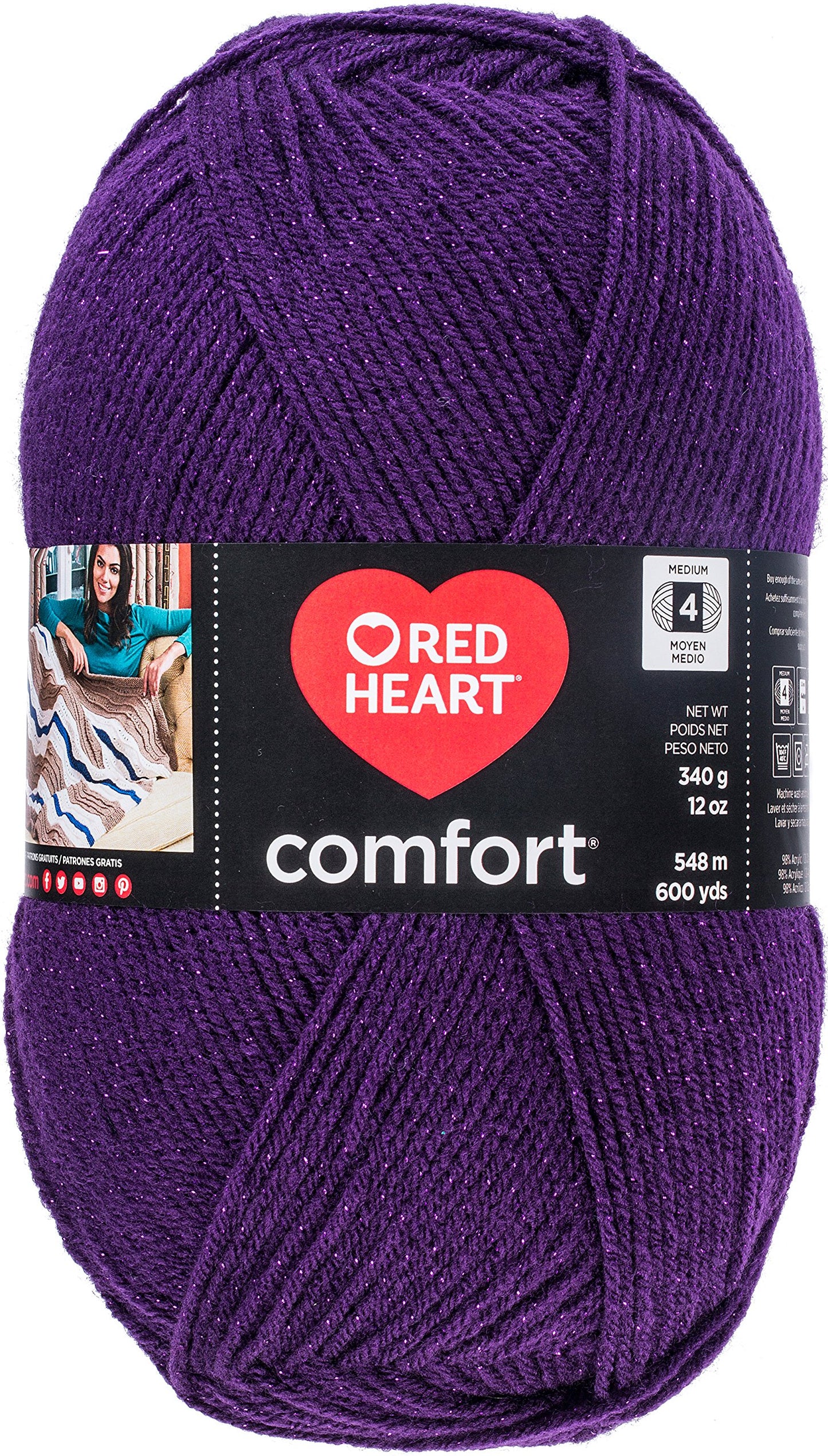 RED Heart Super Saver Yarn, Carrot BST326L