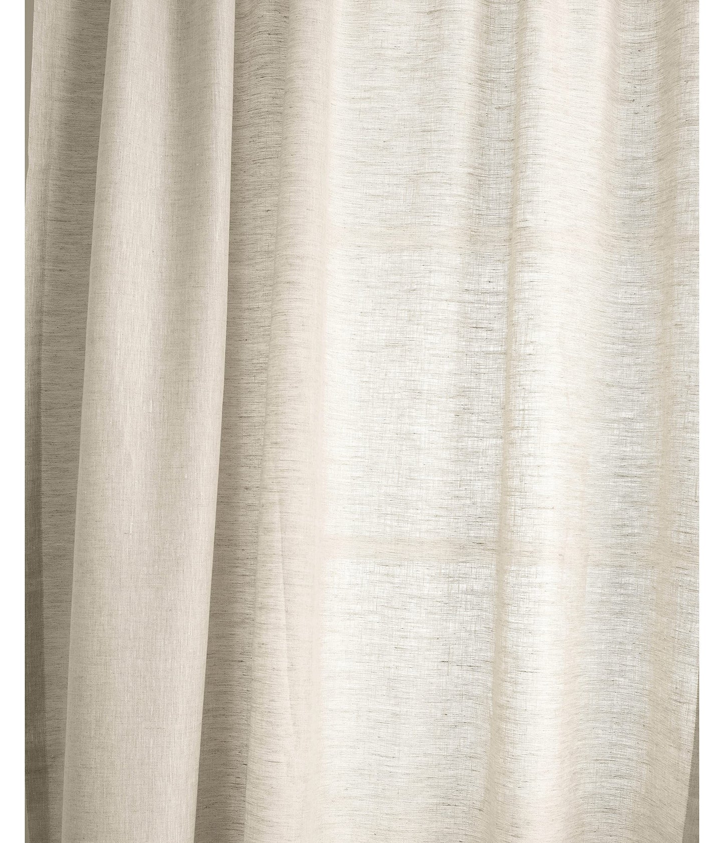 Solino Home 100% Pure Linen Curtain Panel Ivory, Linen Curtain 52 x 54 in | Drapery Panels a light filtering panel for any room, handwoven textured linen, rod pocket top, OEKO-TEX Certified, gift ready BST326SOLH