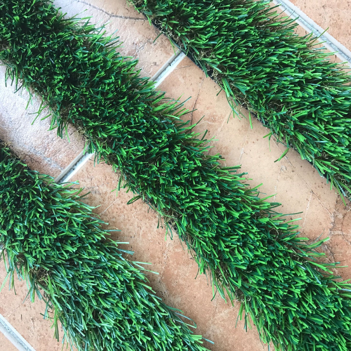 KuGuo Artificial Grass Decoration Strip Indoor/Outdoor DIY Fake Grass (Autumn, Width 2in x Length 11ft) BST220