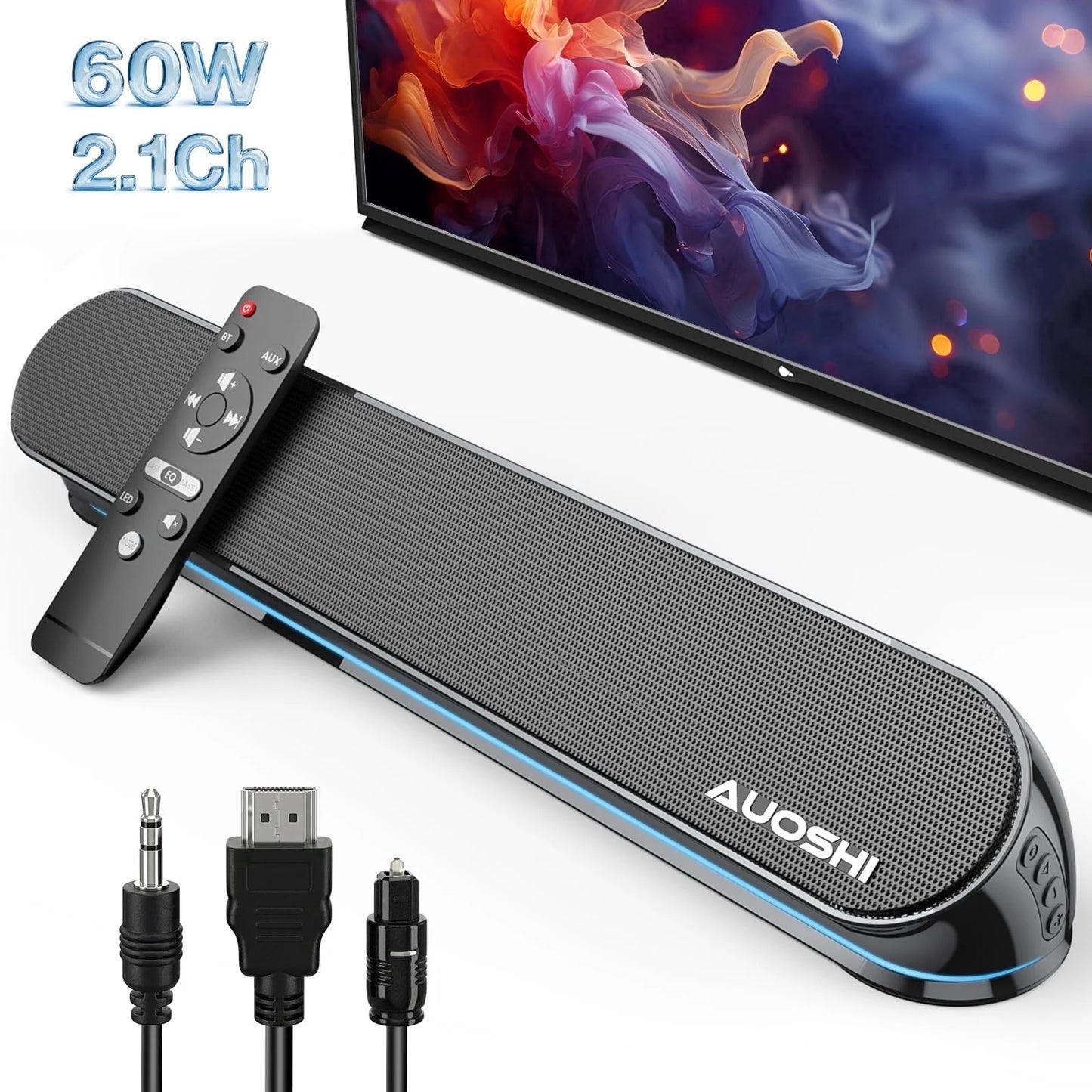 AUOSHI Small Sound Bar for TV 44