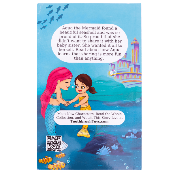 Aqua the Mermaid Storybook for Kids - Aqua Seashell Adventure-2