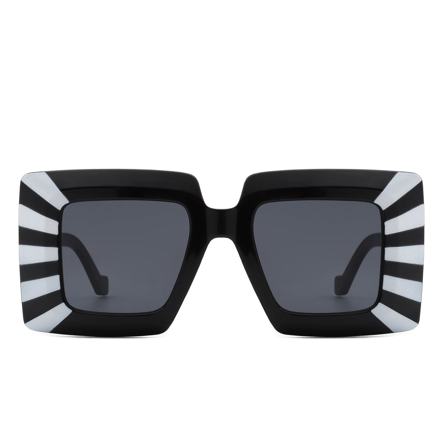 Caelum - Oversized Flat Top Square Women's Sunglasses-3