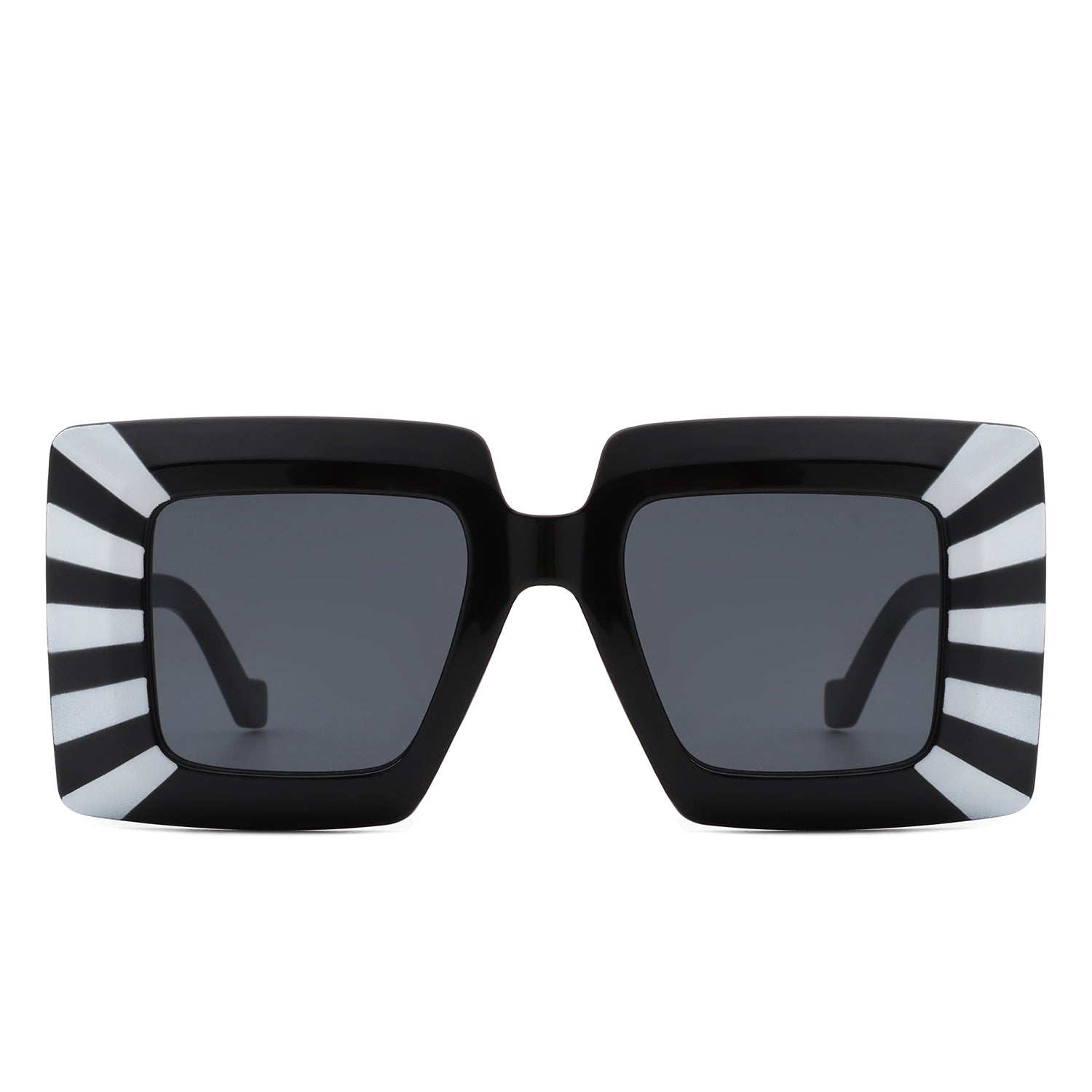 Caelum - Oversized Flat Top Square Women's Sunglasses-3